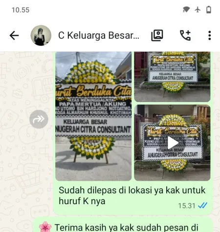 Pengiriman Papan Bunga Duka Cikadu Cijambe