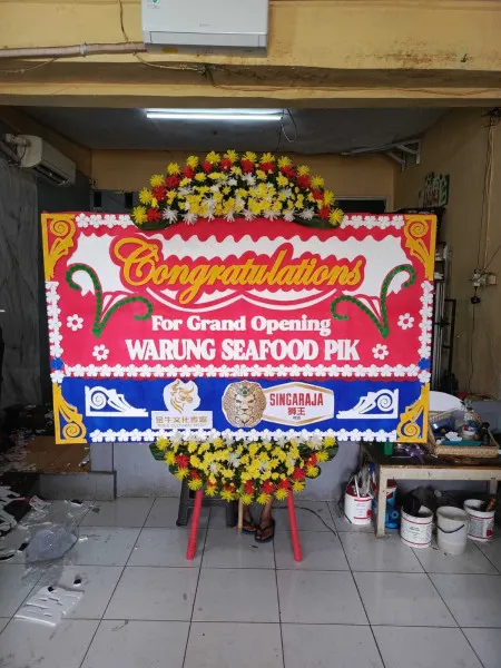 Papan Bunga Ucapan Selamat Cikadu Cijambe