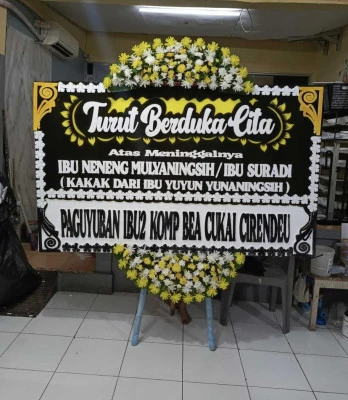 Papan Bunga di Cikadu Cijambe